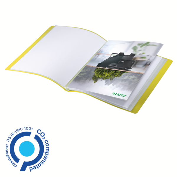 Carpeta De 20 Fundas Leitz Recycle, Co2 Compensado Amarillo