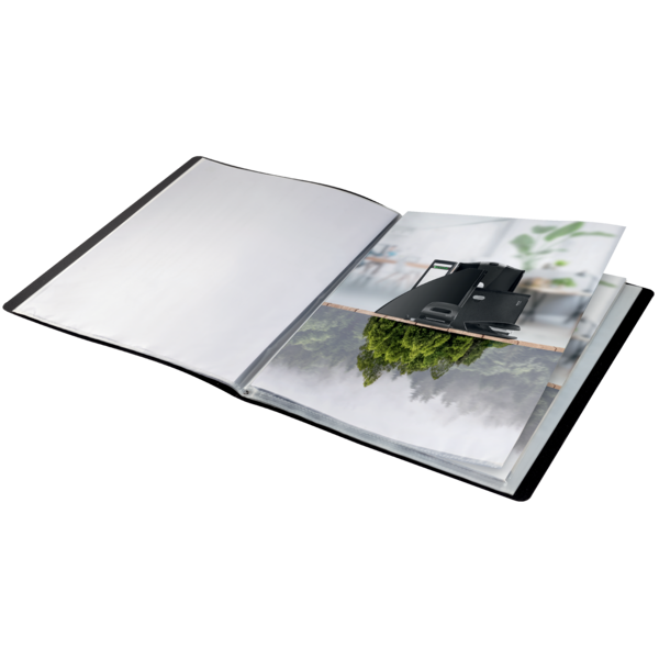 Carpeta De 20 Fundas Leitz Recycle, Co2 Compensado Negro