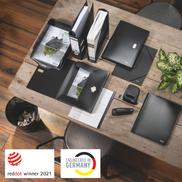 Carpeta De 20 Fundas Leitz Recycle, Co2 Compensado Negro