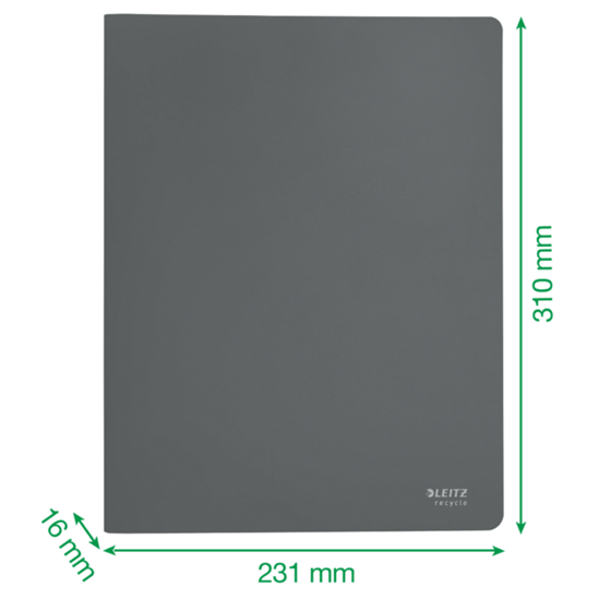 Carpeta De 20 Fundas Leitz Recycle, Co2 Compensado Rojo
