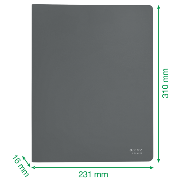 Carpeta De 20 Fundas Leitz Recycle, Co2 Compensado Rojo