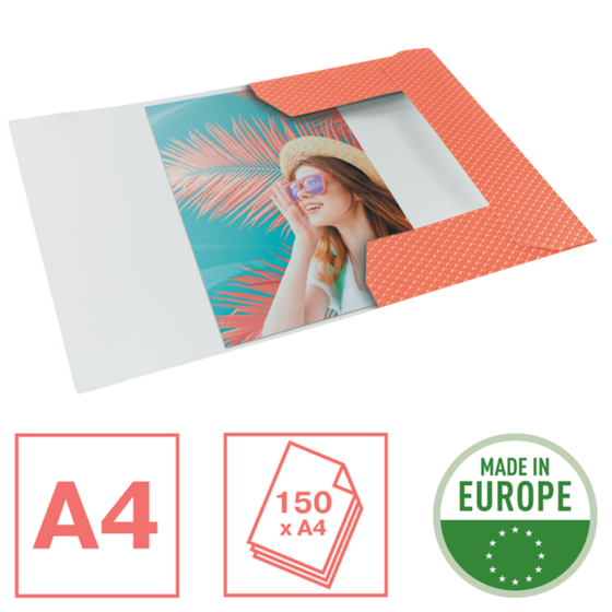 Carpeta De 3 Solapas De Cartón Esselte Colour'Breeze Coral A4