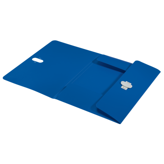 Carpeta De 3 Solapas Leitz Recycle, Co2 Compensado Azul A4