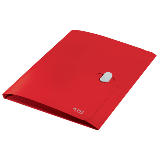 Carpeta De 3 Solapas Leitz Recycle, Co2 Compensado Rojo A4