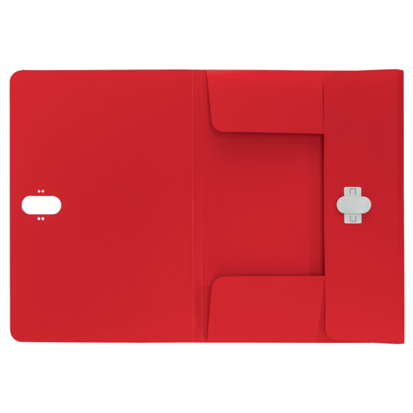 Carpeta De 3 Solapas Leitz Recycle, Co2 Compensado Rojo A4