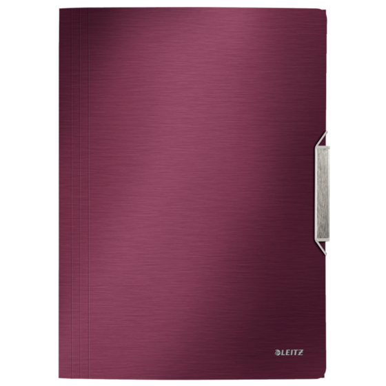 Carpeta De 3 Solapas Style De Leitz Rojo Granate