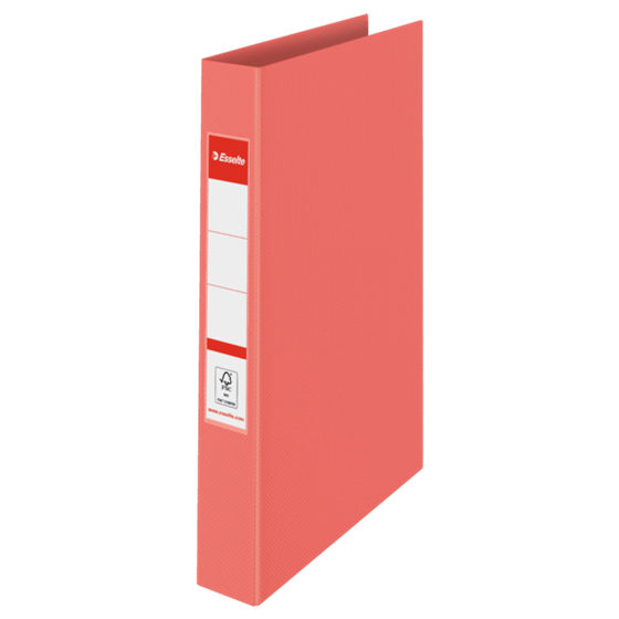 Carpeta De Anillas Esselte Colour'Breeze PP Coral 2 Anillas Redondas 25 Mm A4