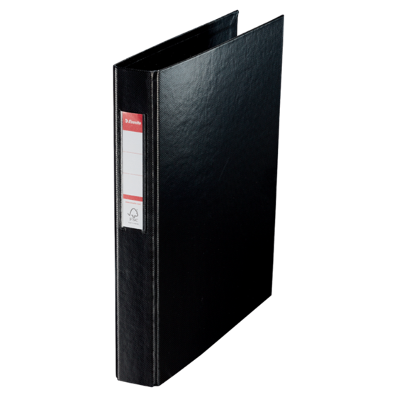 Carpeta De Anillas Esselte Vivida Vivida Negro 2 Anillas Redondas 25 Mm A4