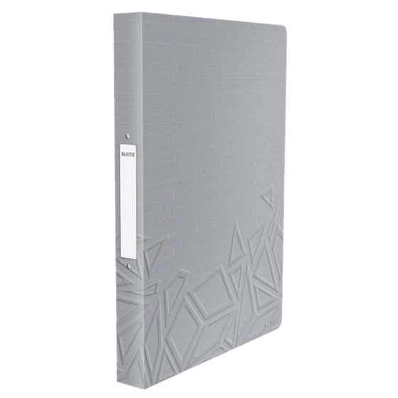 Carpeta De Anillas Urban Chic De Leitz Gris Oscuro 2 Anillas Redondas A4