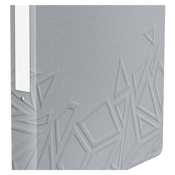 Carpeta De Anillas Urban Chic De Leitz Gris Oscuro 2 Anillas Redondas A4