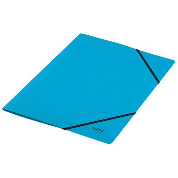 Carpeta De Cartón Con Gomas Leitz Recycle, Co2 Compensado Azul