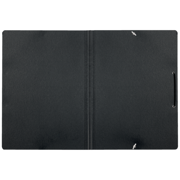 Carpeta De Cartón Con Gomas Leitz Recycle, Co2 Compensado Negro