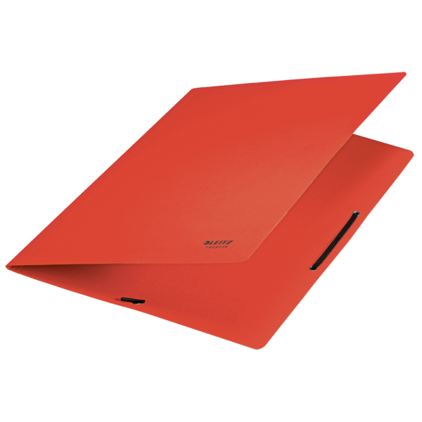 Carpeta De Cartón Con Gomas Leitz Recycle, Co2 Compensado Rojo