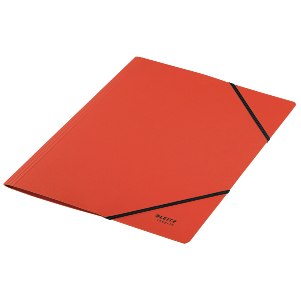 Carpeta De Cartón Con Gomas Leitz Recycle, Co2 Compensado Rojo
