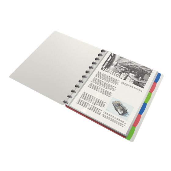 Carpeta De Fundas Extraíbles Vivida De Esselte, Translúcida Surtidos