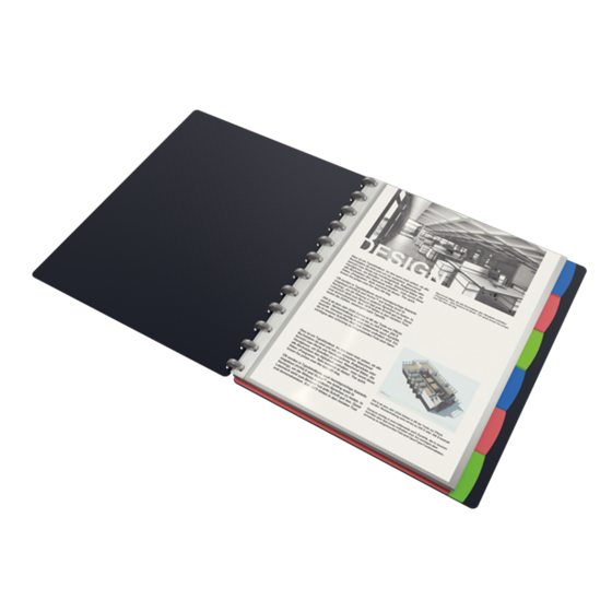 Carpeta De Fundas Extraíbles Vivida De Esselte, Translúcida Surtidos