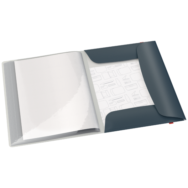 Carpeta De Fundas Portátil Leitz Cosy Plus Gris Terciopelo