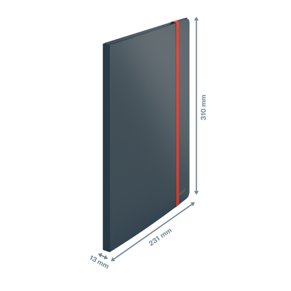 Carpeta De Fundas Portátil Leitz Cosy Plus Gris Terciopelo