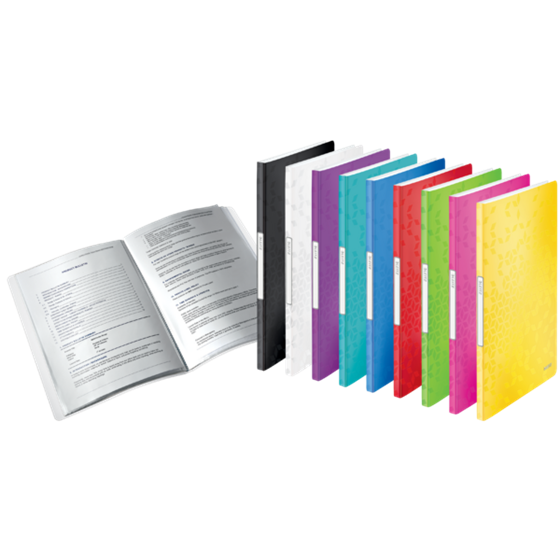 Carpeta De Fundas Wow De Leitz Rojo