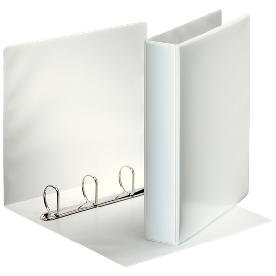 Carpeta Canguro Gama Básica De Esselte Blanco 4 Anillas Mixtas 40 Mm A4