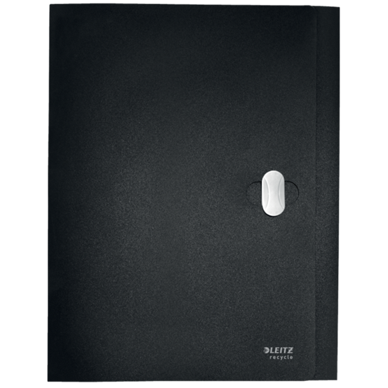 Carpeta De Proyectos Leitz Recycle, Co2 Compensado Negro A4