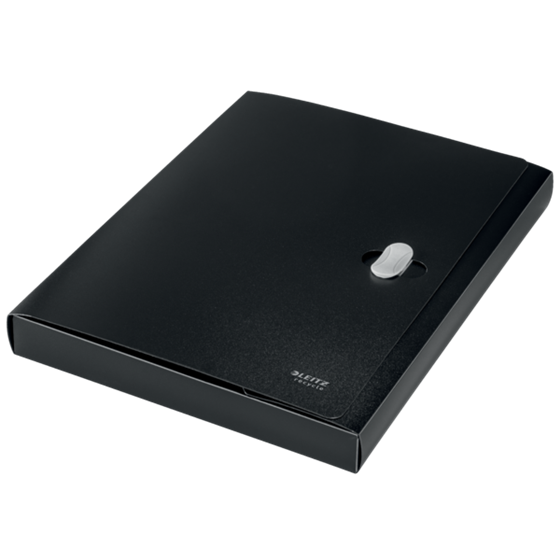 Carpeta De Proyectos Leitz Recycle, Co2 Compensado Negro A4