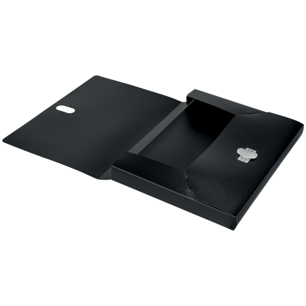 Carpeta De Proyectos Leitz Recycle, Co2 Compensado Negro A4