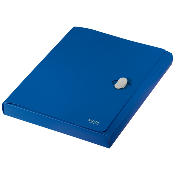 Carpeta De Proyectos Leitz Recycle, Co2 Compensado Azul A4