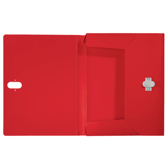 Carpeta De Proyectos Leitz Recycle, Co2 Compensado Rojo A4