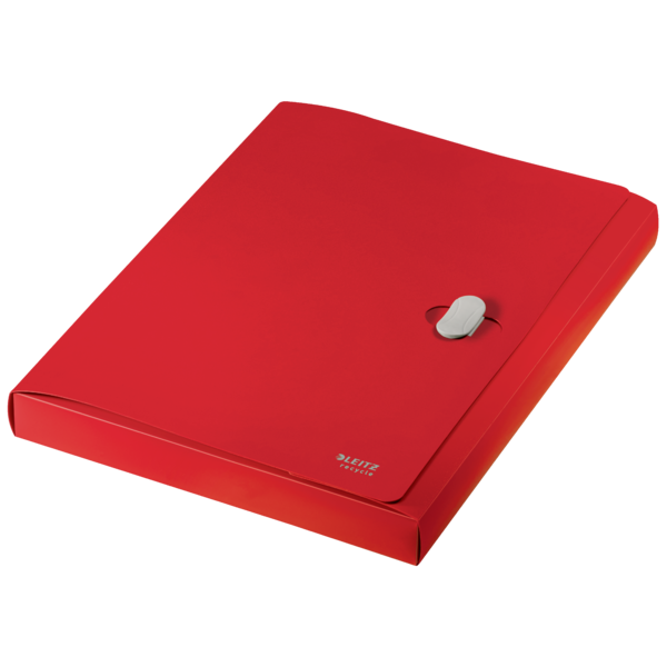Carpeta De Proyectos Leitz Recycle, Co2 Compensado Rojo A4