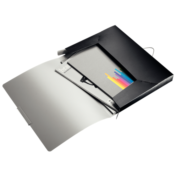 Carpeta De Proyectos Style De Leitz Negro Satinado