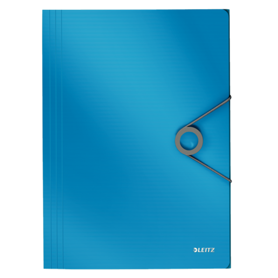 Carpeta De 3 Solapas Solid De Leitz Azul Claro A4