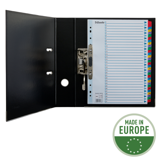 Índices Numéricos De Cartón Mylar Multicolor 1-31 A4