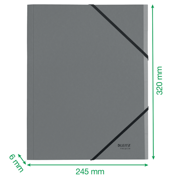 Clasificador De Cartón Leitz Recycle, Co2 Compensado Rojo