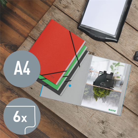 Clasificador De Cartón Leitz Recycle, Co2 Compensado Verde