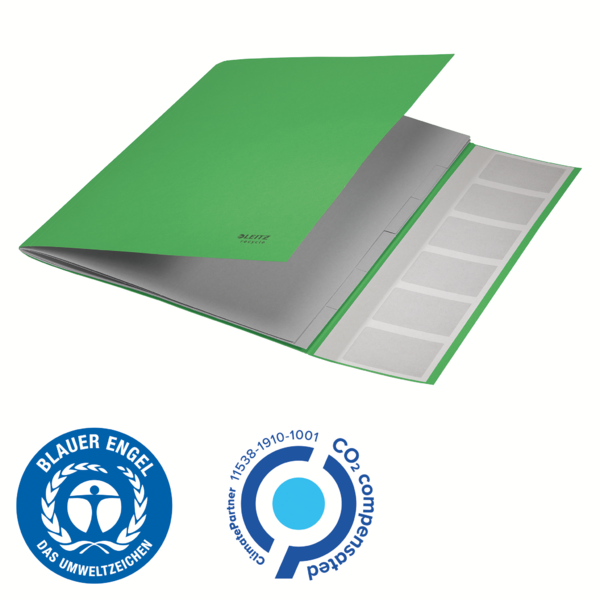 Clasificador De Cartón Leitz Recycle, Co2 Compensado Verde