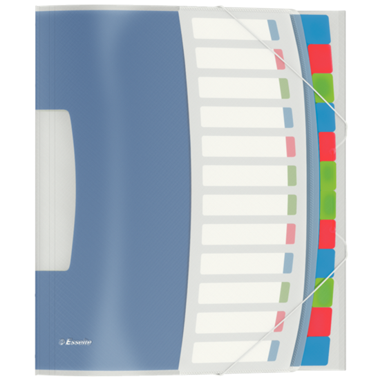 Clasificador Vivida De Esselte, Translúcido Blanco