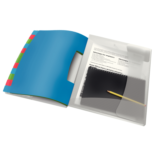 Clasificador Vivida De Esselte, Translúcido Blanco