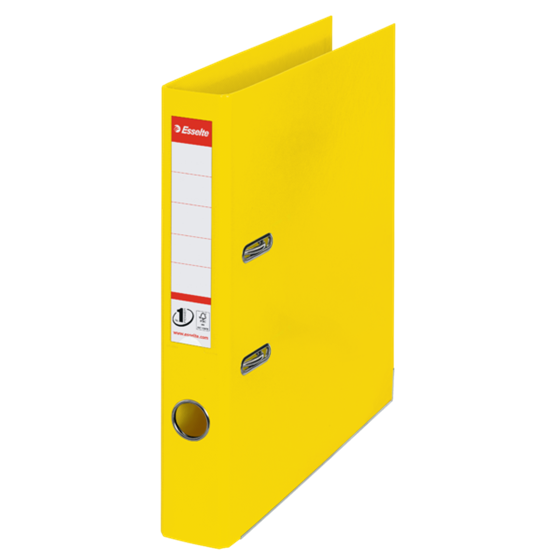 Archivador De Palanca De PP N.º 1 De Esselte Vivida Amarillo A4 Lomo: 50 Mm.