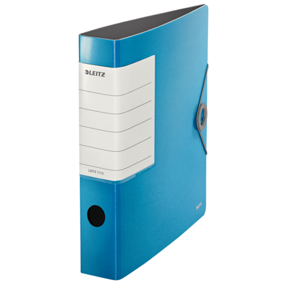 Resistente Archivador De Palanca 180° De Leitz Azul Claro PP A4 Lomo: 62 Mm.