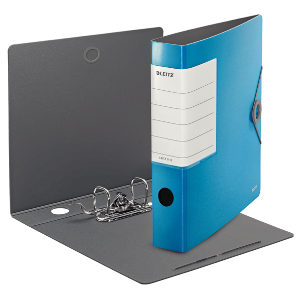 Resistente Archivador De Palanca 180° De Leitz Azul Claro PP A4 Lomo: 62 Mm.