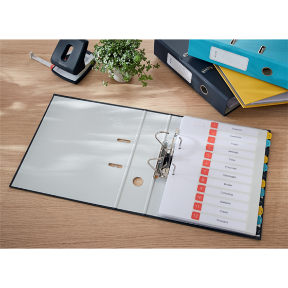 Archivador Leitz 180° Cosy Soft Touch Gris Terciopelo A4 Lomo: 80 Mm.