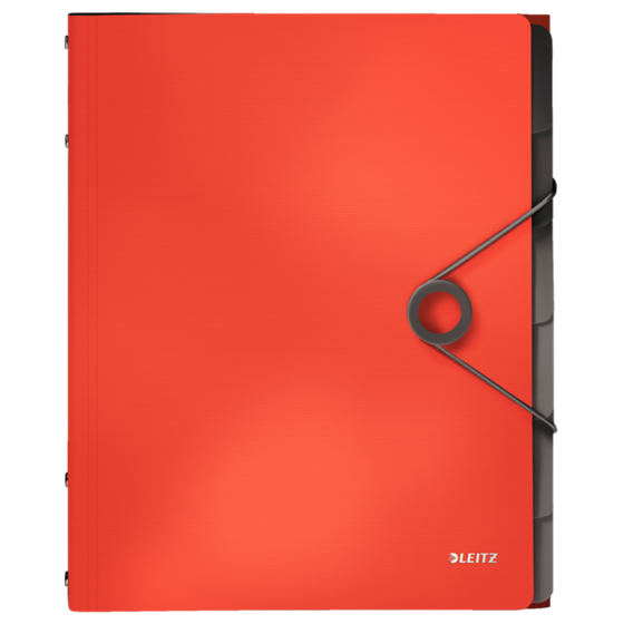 Clasificador Solid De Leitz Rojo Claro A4