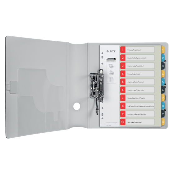Índice Imprimible Leitz Cosy 1-10, PP  A4 Maxi