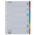 Separadores Cartón Multicolor 6 Pestañas En Blanco A4
