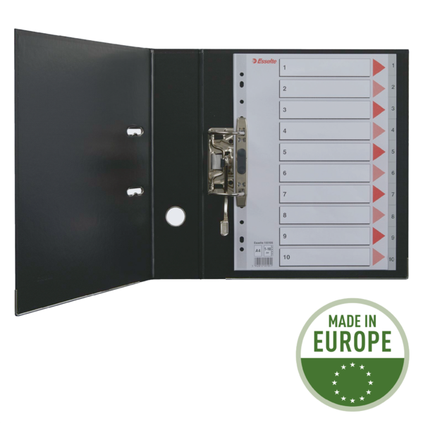 Separadores Cartón Multicolor 6 Pestañas En Blanco A4