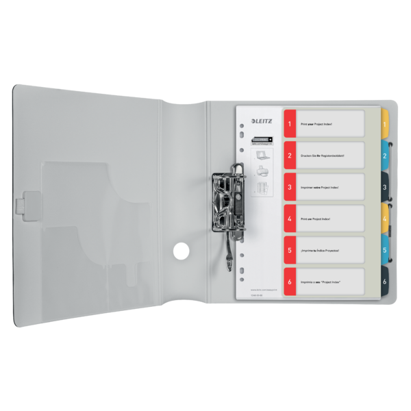Índice Imprimible Leitz Cosy 1-6, PP  A4 Maxi