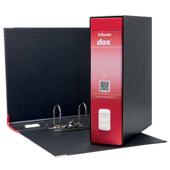 Archivador De Palanca Rexel Dox 1 A4 Color Rojo Rojo
