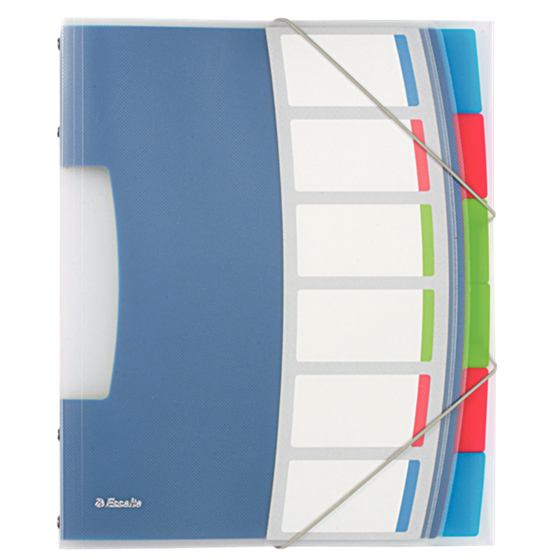 Clasificador Vivida De Esselte, Translúcido Blanco