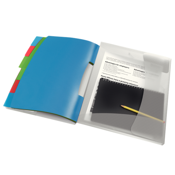 Clasificador Vivida De Esselte, Translúcido Blanco